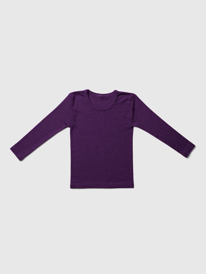 MINI LILA - Wholesale T-Shirt - Kids - Organic Merino Wool and Silk Kids Shirt2