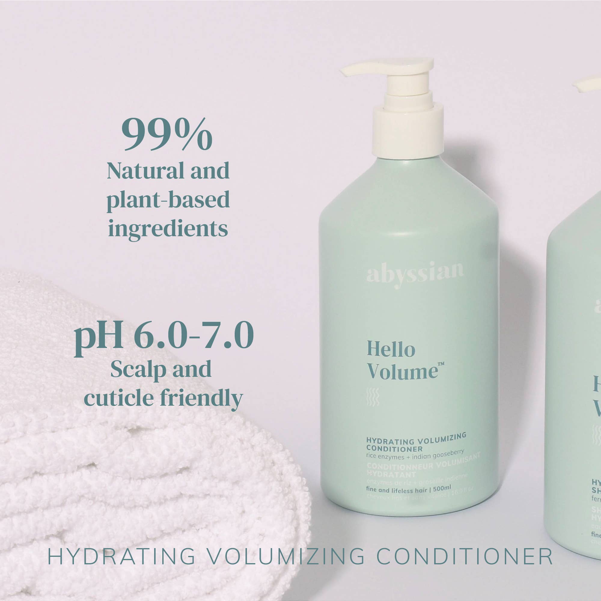 Abyssian - Wholesale Hair Conditioner - Hydrating Volumizing Conditioner- Rice Water, Healthy growth3