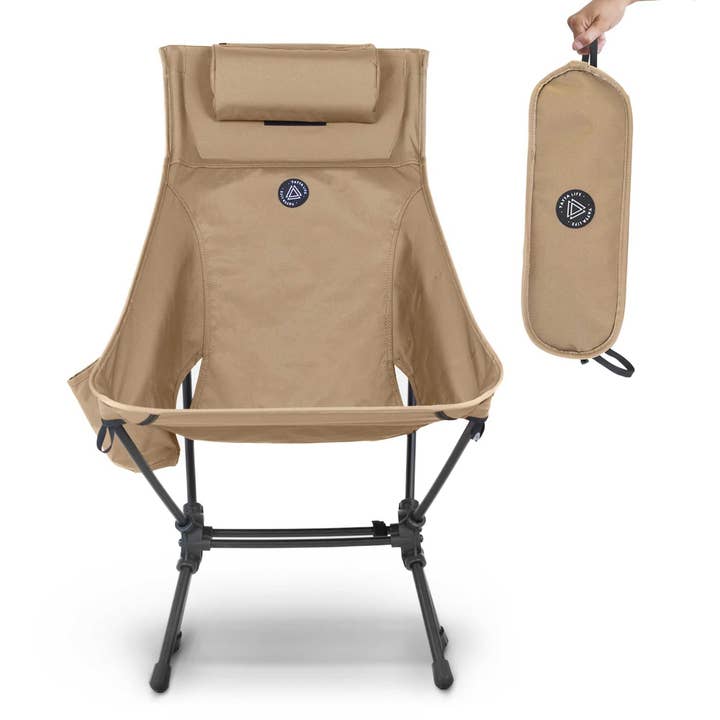 YATTA LIFE – wholesale Folding chair – High Back Ultralight Folding Camping Chairs With Storage Pouches2