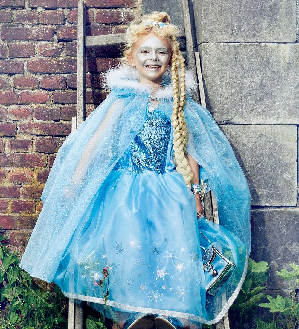 Speedy Monkey - Wholesale Costume - Kids - Ice Queen Costume Dress – Carnival & Festive Use (3 sizes)2