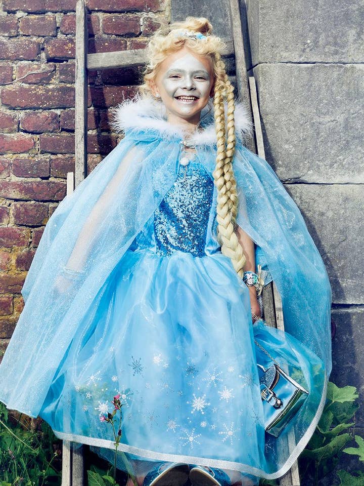 Speedy Monkey - Wholesale Costume - Kids - Ice Queen Costume Dress – Carnival & Festive Use (3 sizes)2