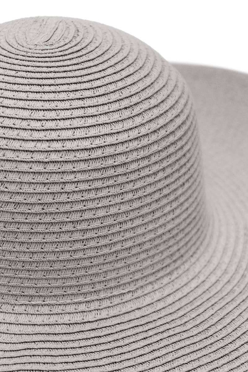 Cap Zone - Wholesale Straw Hat - Women's - Wire Brim Straw Beach Sun Hat15