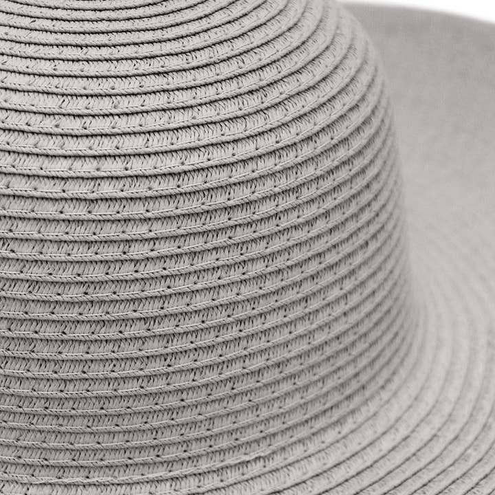 Cap Zone - Wholesale Straw Hat - Women's - Wire Brim Straw Beach Sun Hat15