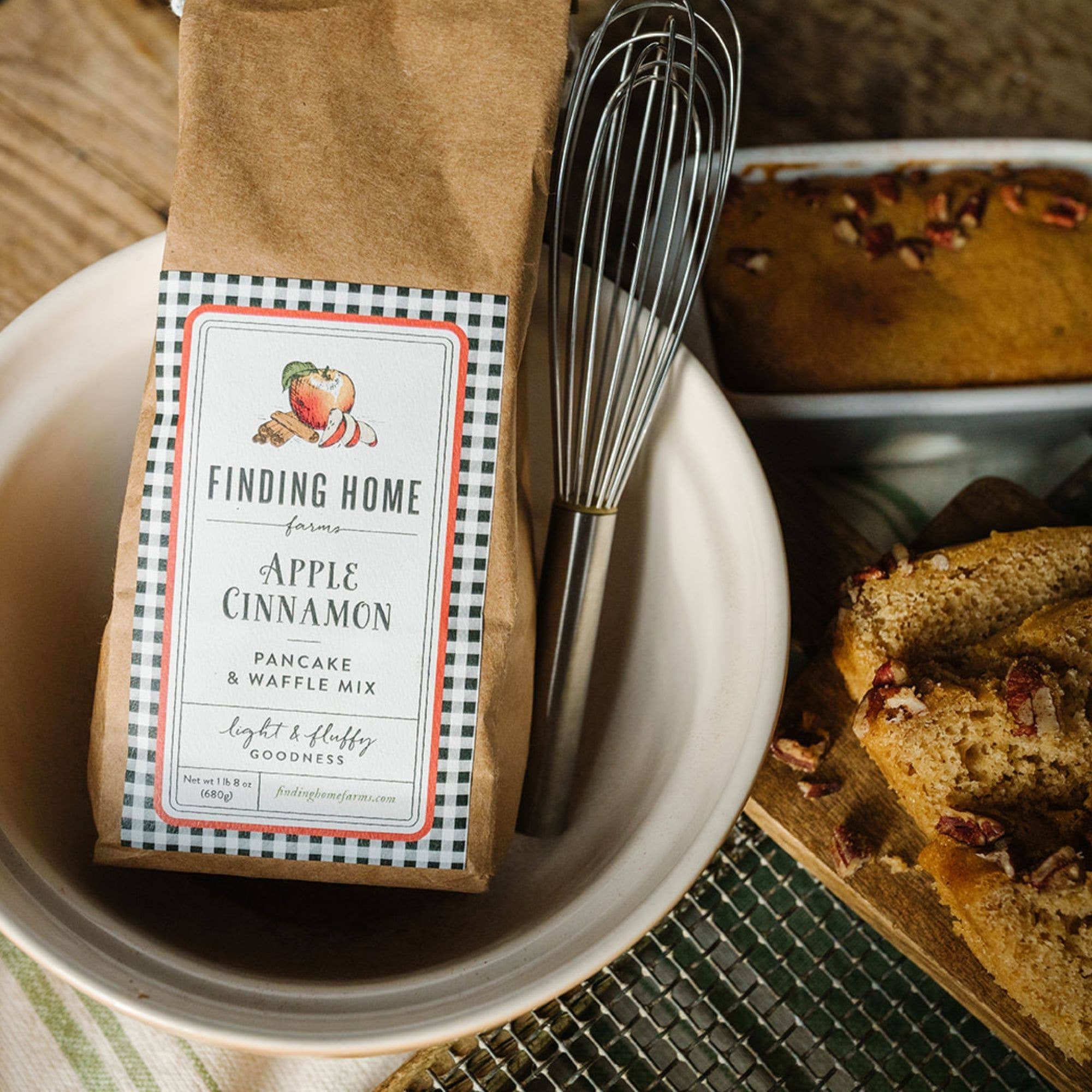 Finding Home Farms - Wholesale Pancake Mix - Apple Cinnamon Pancake  & Waffle Mix2