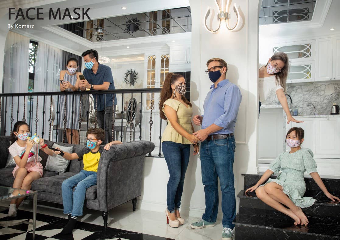 Komarc NA - Vendita all'ingrosso Mascherina/visiera protettiva - Komarc Junior Maschera Viso 36 pz Assortimento1