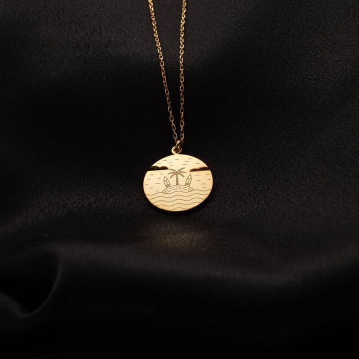 Island Dreams - Collier de plage, collier de surfeur, été pour la vente par Br Minimal Jewelry