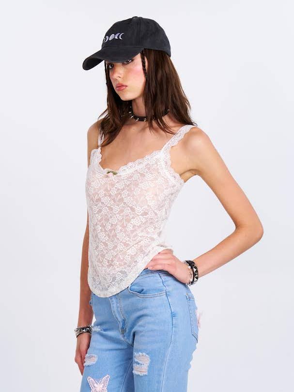 Heavenly Lace Cami för wholesale av Pretty Damage