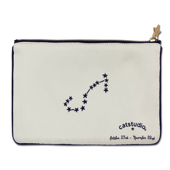 catstudio - Wholesale Pouch - Unisex - Scorpio Astrology Zip Pouch