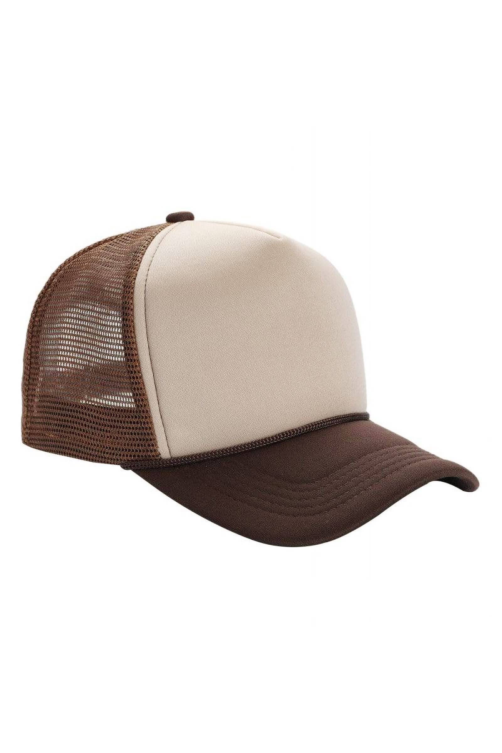 Cap Zone – boné - Mulher por atacado – Chapéu de caminhoneiro de espuma de cinco painéis multitons1