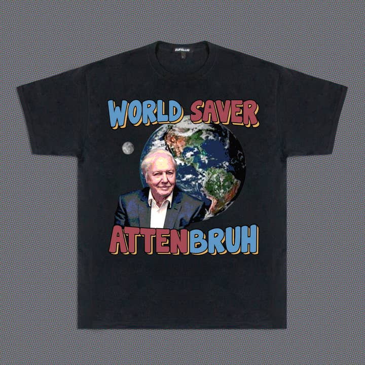 Camiseta David Attenborough por atacado de Zufällig