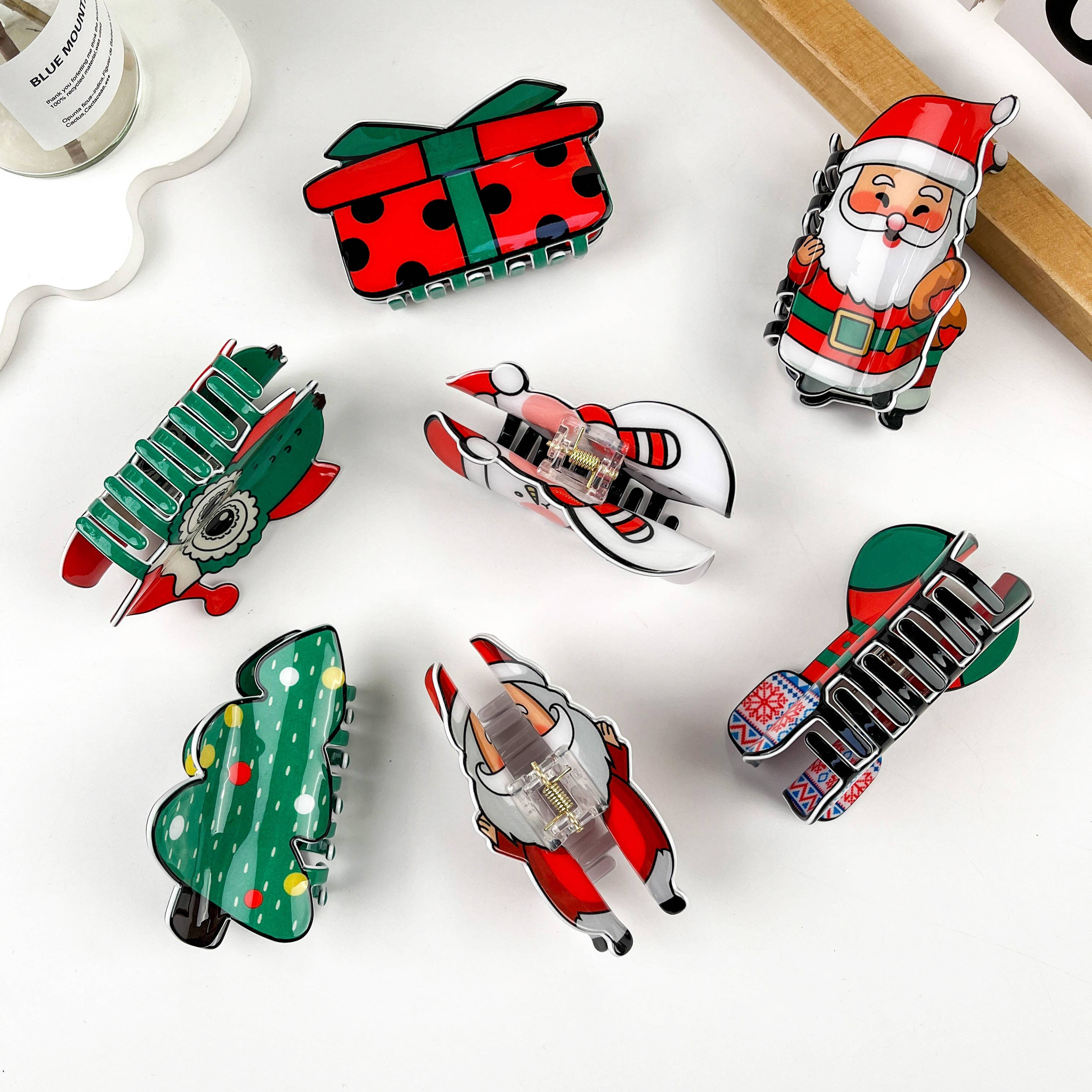 mildstyles – wholesale Hårklämma - Dam – Julklappar Julgran och jultomten Hårklämmor4