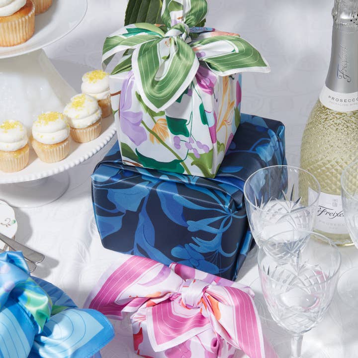 Wrappr - Wholesale Flat Wrap - Furoshiki Gift Wrap by Danni Ha | 18", Recycled Polyester3