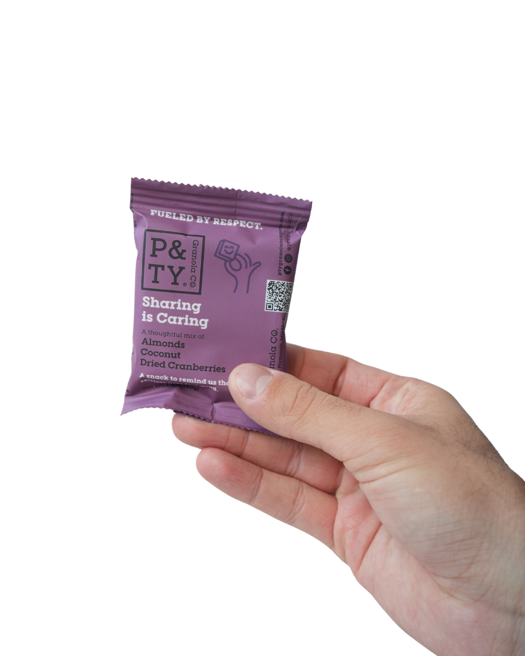 P&TY Granola Co. - Wholesale Snack Bar - Sharing is Caring Granola Bar: Almonds, Cranberries, Coconut5