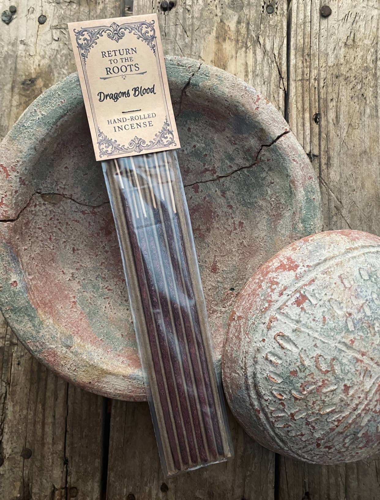 ReturnToTheRoots - Wholesale Incense - DRAGONS BLOOD Hand-Rolled Artisan Incense 6 Pack4