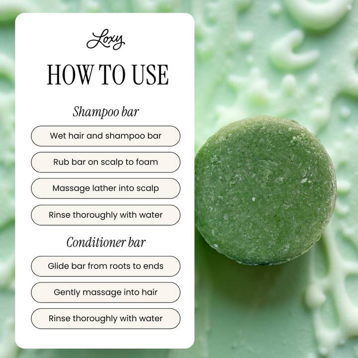 Loxy - Wholesale Shampoo Puck/Solid Shampoo - Fortify: Strengthening & Volumizing Shampoo Bar with Rosemary Oil & Rice Protein5
