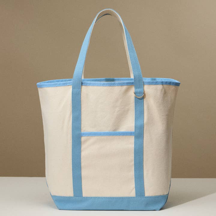 Lilla Haven - Wholesale Tote Bag - Women's - Ecofriendly Basic Cotton Canvas Everywhere Carry Tote Bag with Charm Holder20