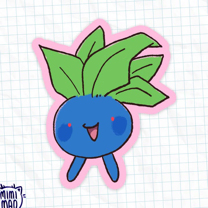 Oddish Pokemon Sticker for wholesale by mimimao