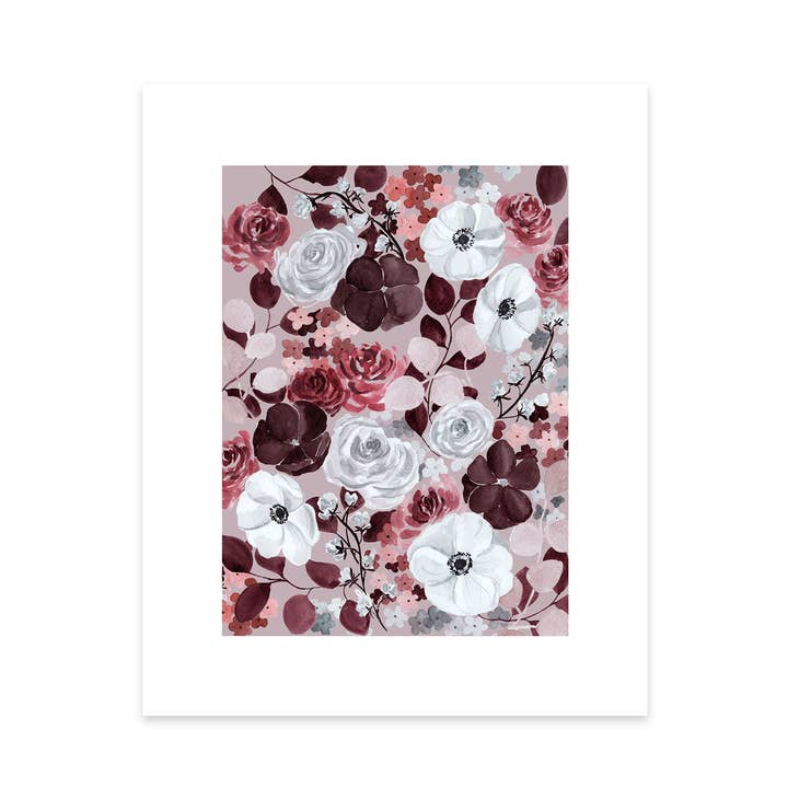 Vintage Florals Art Print for wholesale by Almeida Illustrations