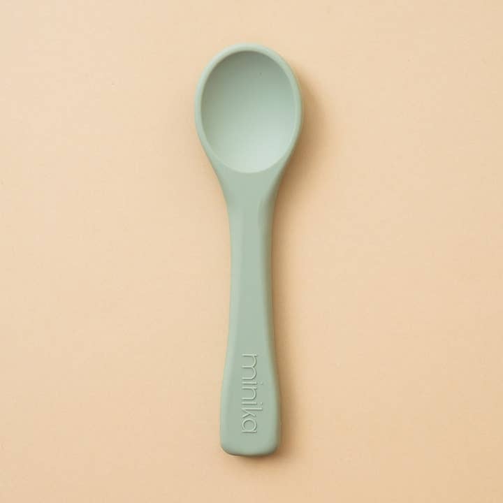 Cuillère en silicone - Sage pour la vente par Minika