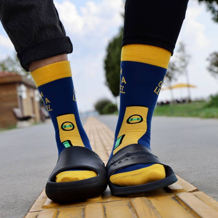 Happy Bits Socks – wholesale Socks – Unisex – I'm On a Level Bamboo Socks6