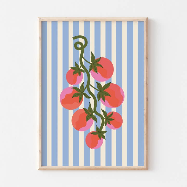 Tomatoes Art Print for wholesale by Melissa Donne Studio