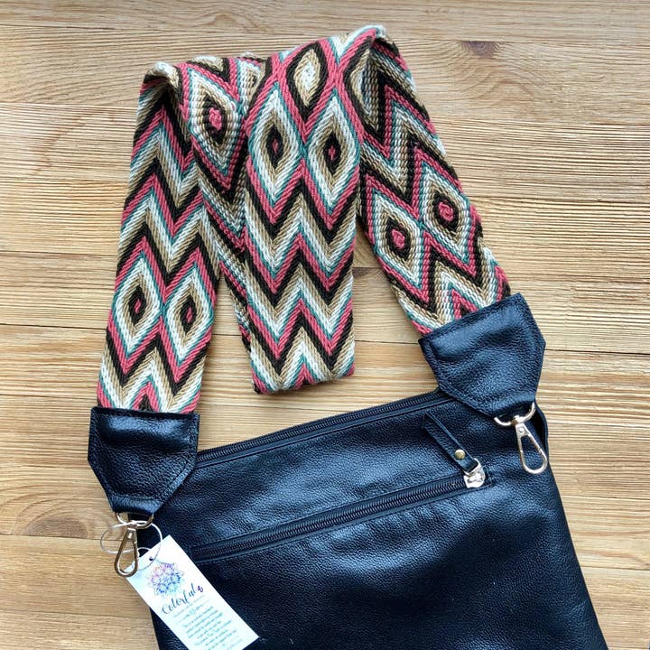 Correas de bolso/cámara de cuero para venta al por mayor de Colorful 4U