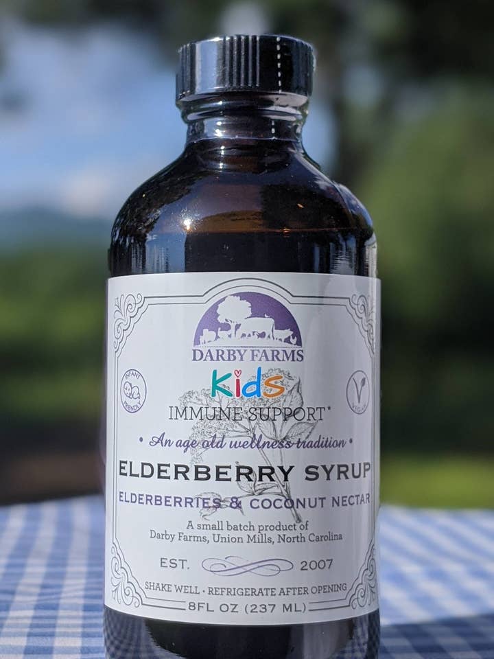 Kids Elderberry Syrup for wholesale by Darby Farms Wellness
