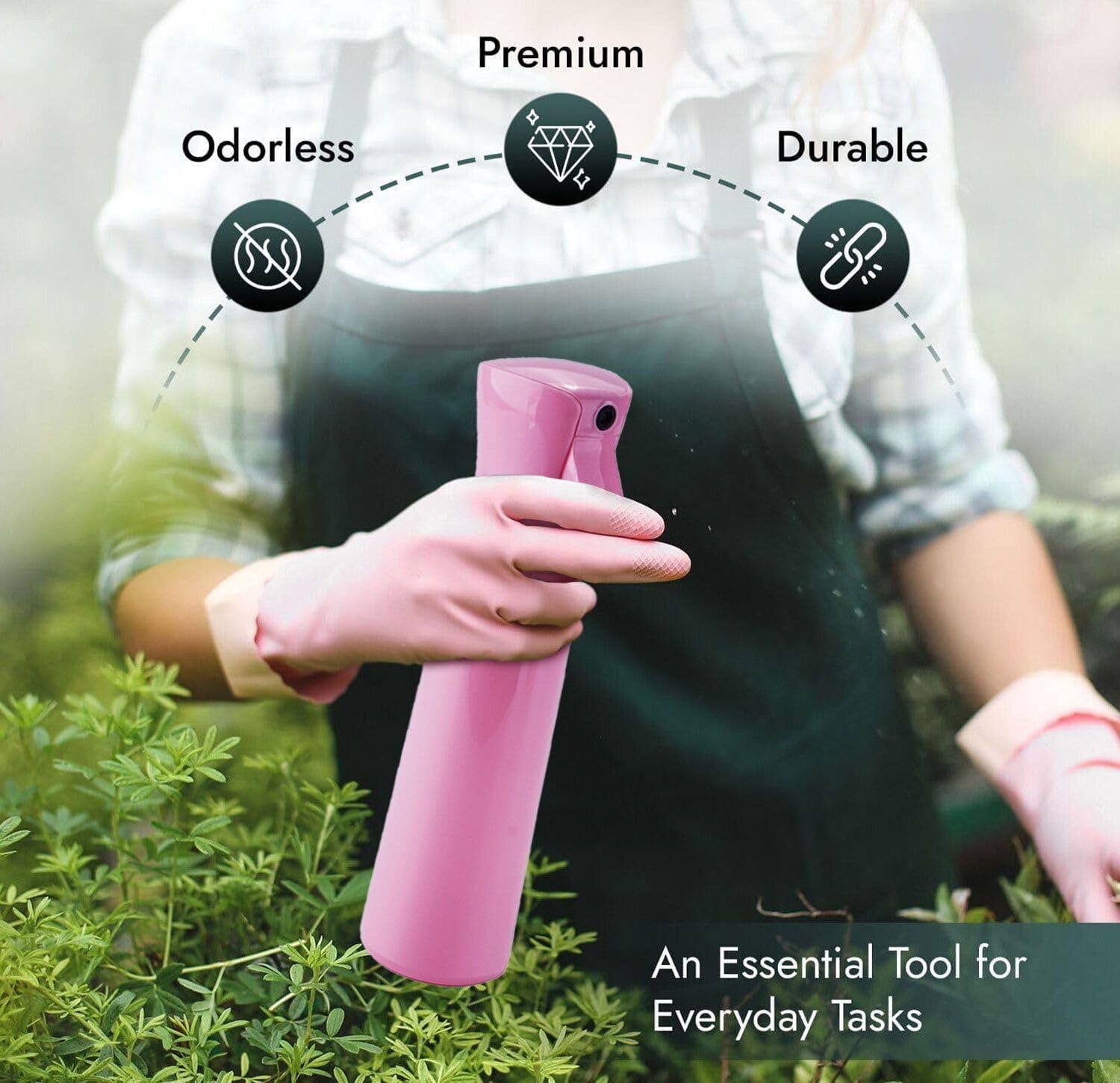 Vigor Path – wholesale Spray bottle – Continuous Spray Bottle with Ultra Fine Mist - Light Pink3