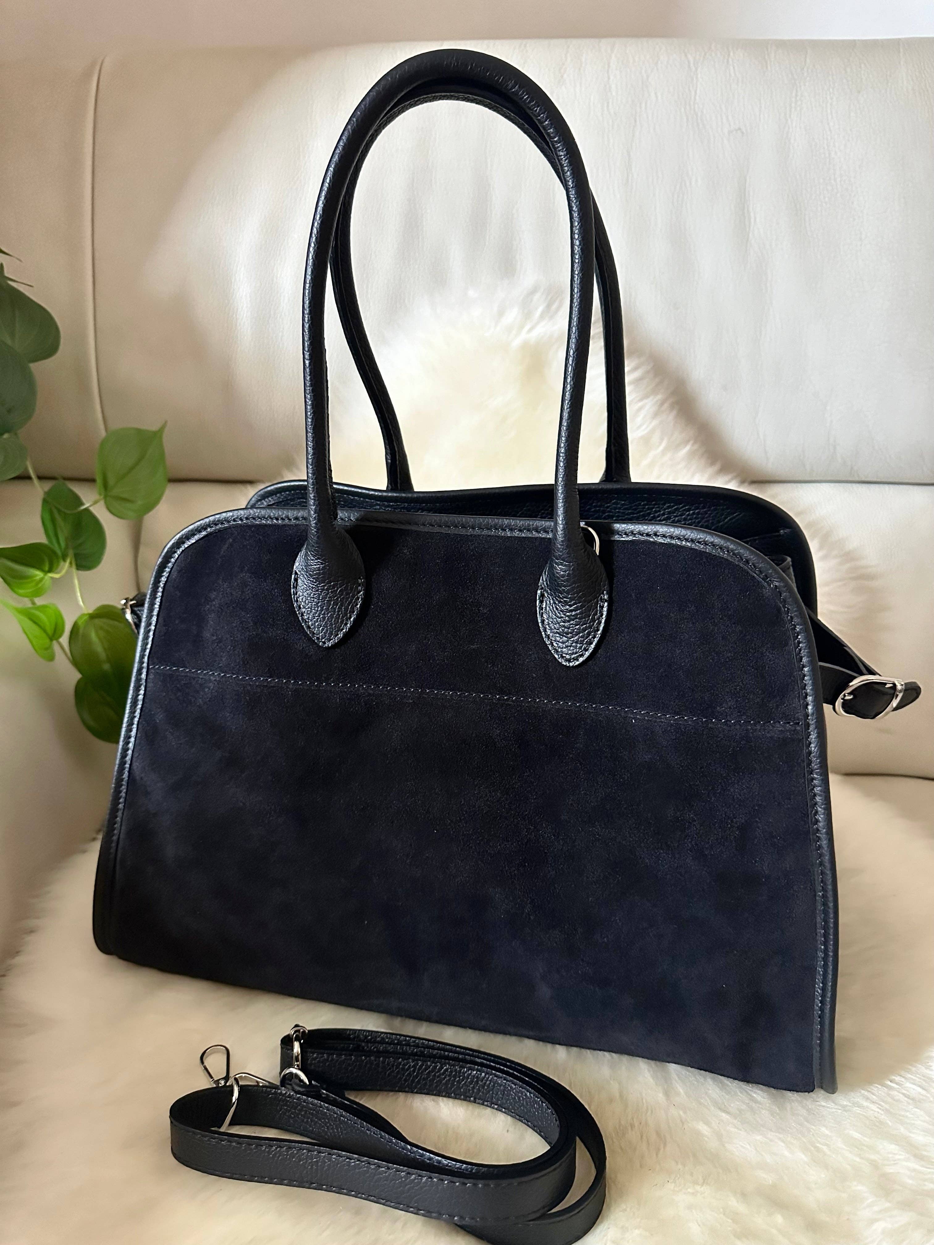 Zhade - Vendita all'ingrosso Borsa con manico - Donna - MEGAN BIG - pelle e suede0