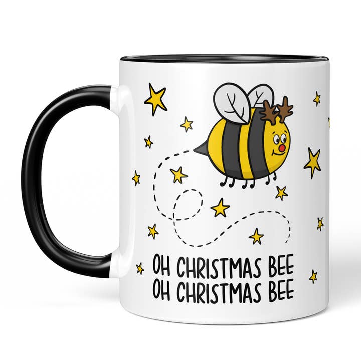 Bee Christmas Mug for wholesale by TeePee Creations
