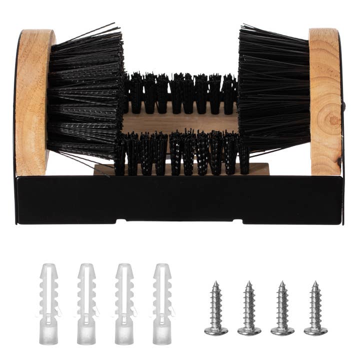 Quickway Imports - Wholesale Door Mat - Shoe Cleaner and Boot Scraper, Portable Scrubbing Brush