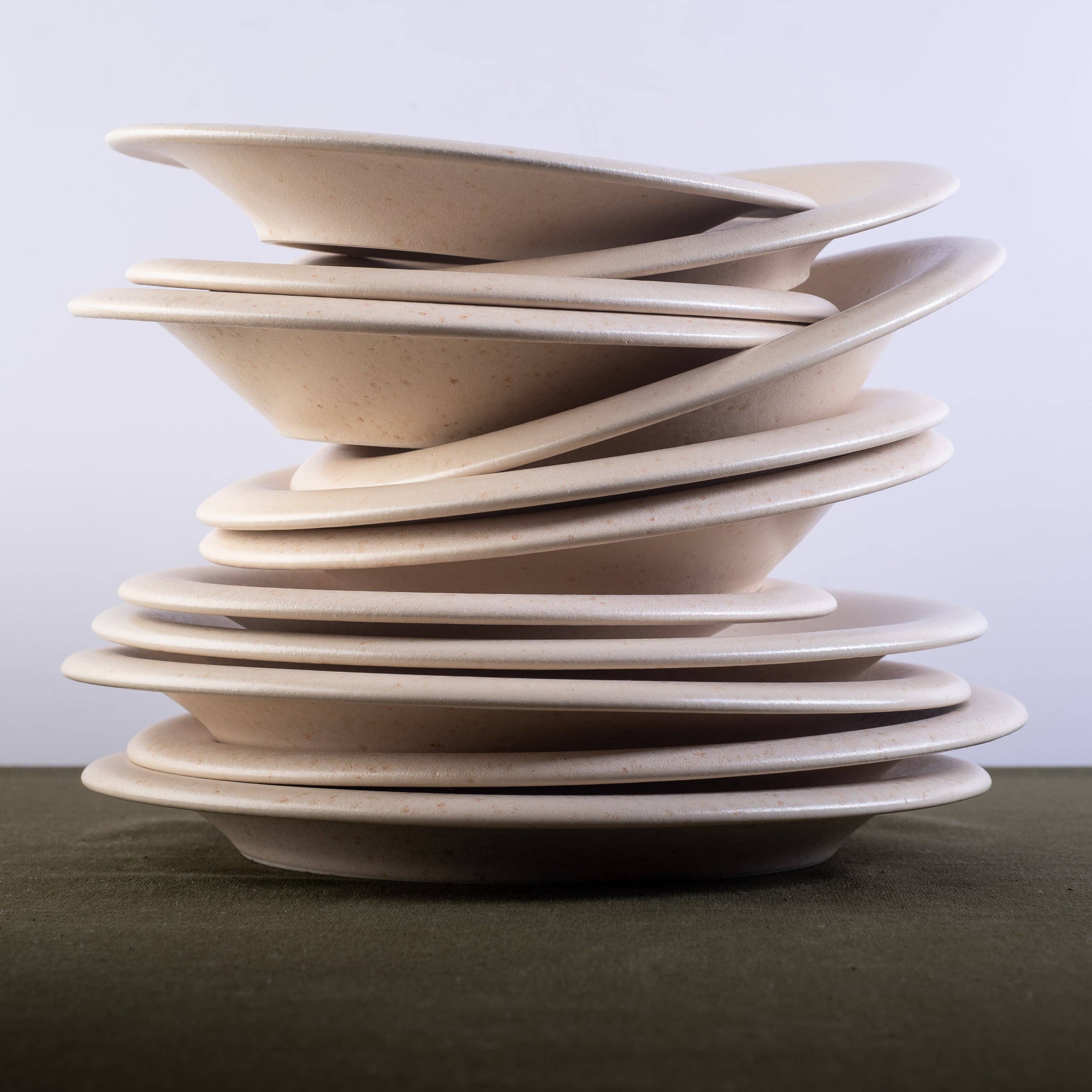 Stone  Lain - Wholesale Dinnerware Set - Aro Stoneware Dinnerware Set - Cream Matte - Crafted in Portugal - Scratch Resistant11