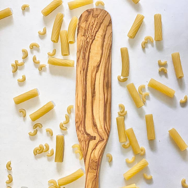 Natural OliveWood - Wholesale Spatula/Turner - Olive Wood Spurtle