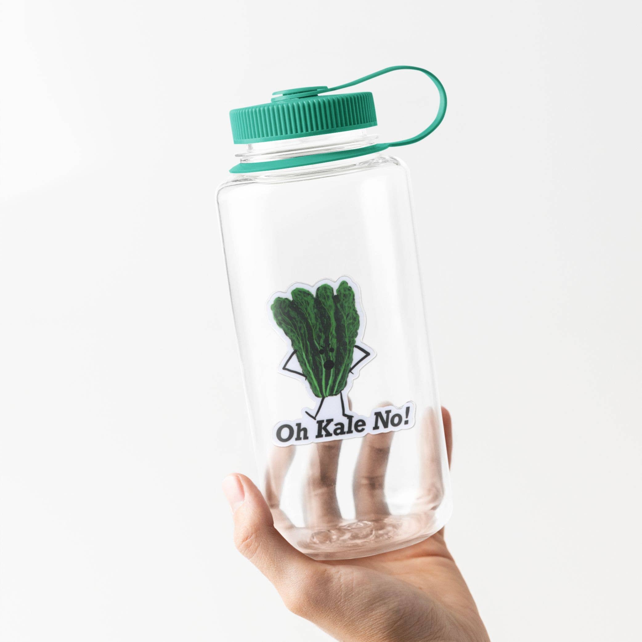 Punaballoo – Großhandel Aufkleber – Oh Grünkohl Nein! 3" Vinyl Grünkohl-Wortspiel-Aufkleber4