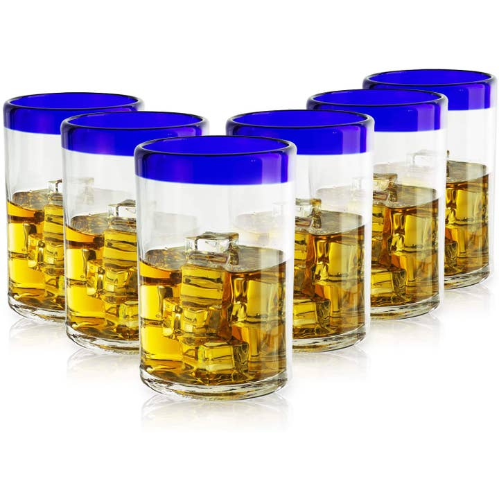 The Wine Savant / Khen Glassware – Engroshandel Drikkeglas/kop – Håndblæste mexicanske drikkeglas – Sæt med 6 glas2