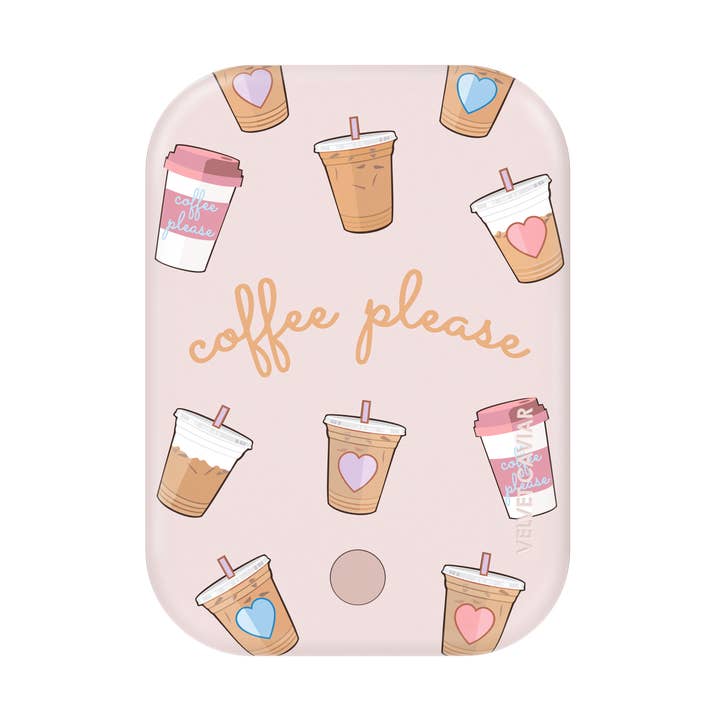 Wireless Phone Charger - Coffee Please for wholesale by VELVET CAVIAR