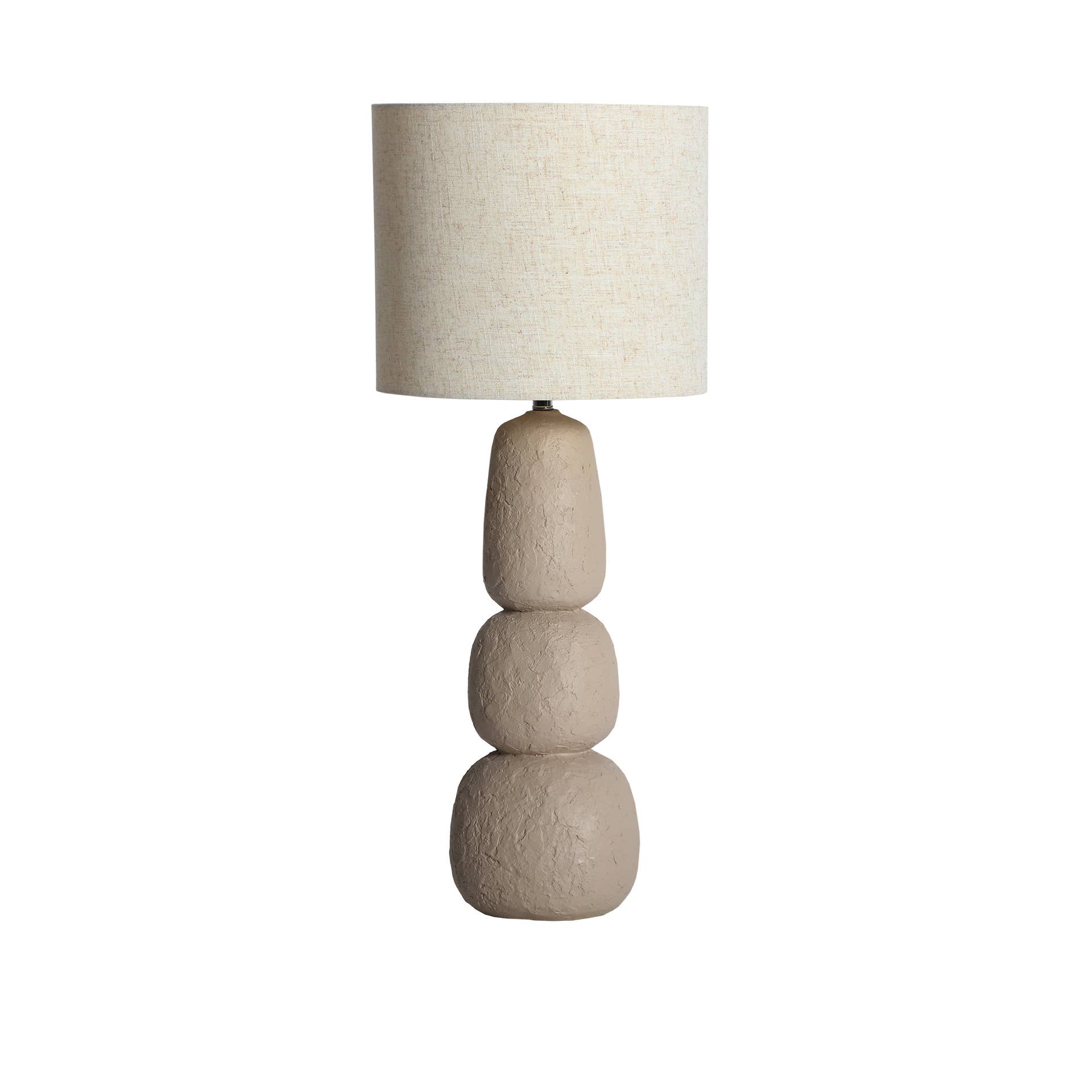 Kodu - Wholesale Accent/Desk Lamp - Beige resin table lamp measuring 34x34x110cm0