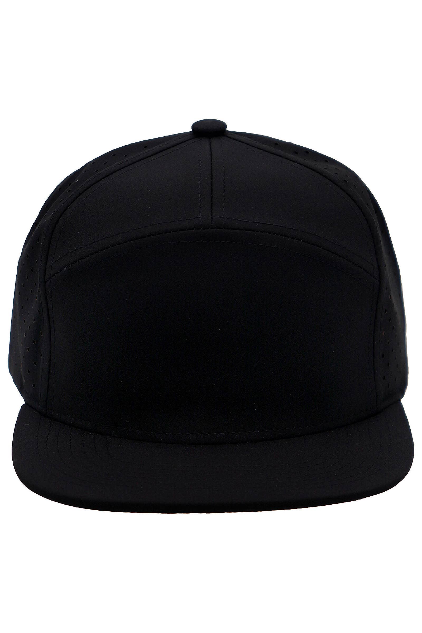 Cap Zone - Venta al por mayor Gorra snapback - Unisex - Gorra Snapback Perforada de 7 Paneles con Visera Plana21