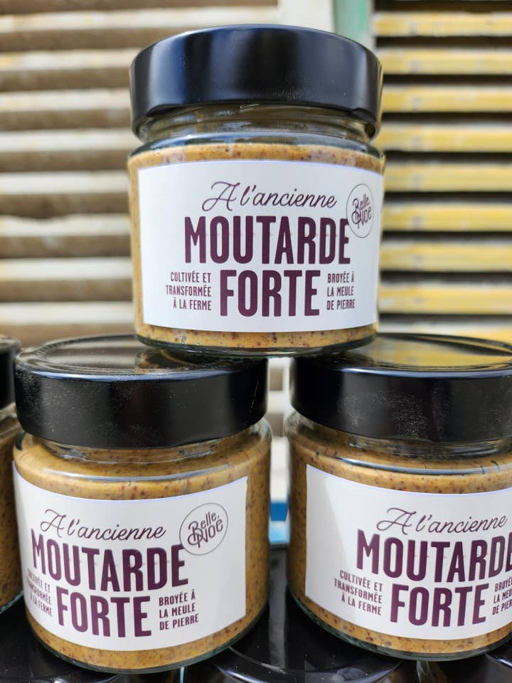 SENAPE ALL'ANTICA AL MIELE DI GRANO SARACENO 200G per la vendita all'ingrosso da parte di FERME DE LA BELLE NOE