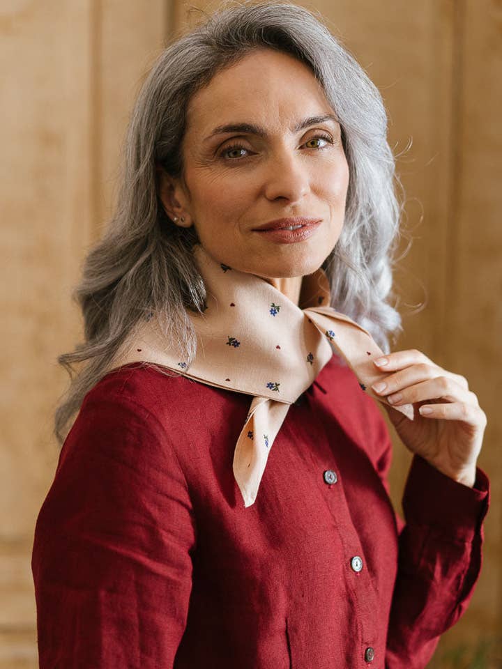 Bandana en lin pour la vente par Son de Flor