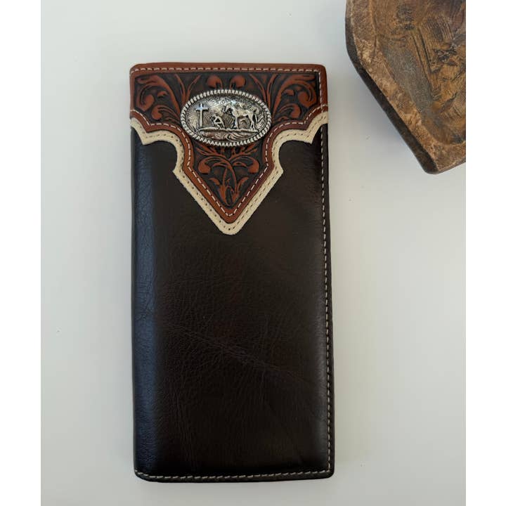 Boho Ranch Shop - Wholesale Wallet - Women's - Bifold Wallet Genuine Tooled Leather Bi-Fold Wallet5
