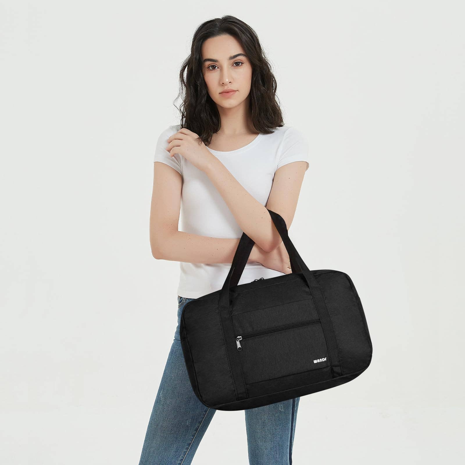 wandf - Wholesale Weekender Bag - Women's - Airplane Personal Item Travel Bag Best Underseat Bag WF11224