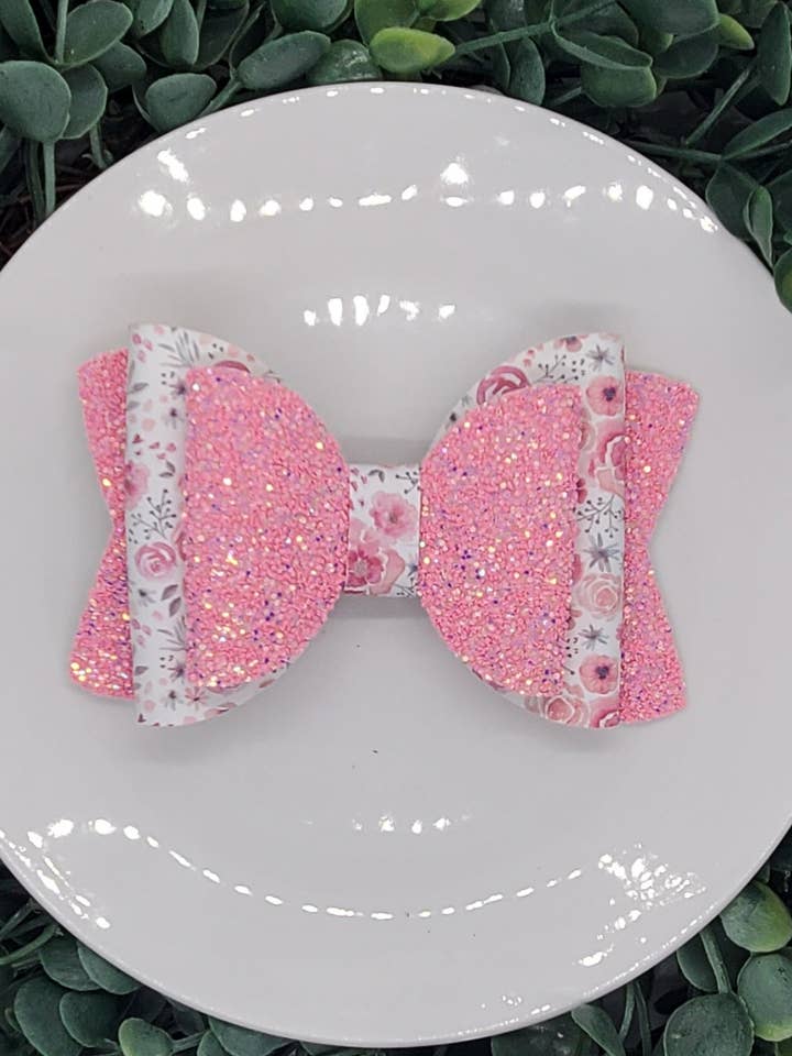 Nœud floral 5" pour la vente par Ashcraft Creations & Designs