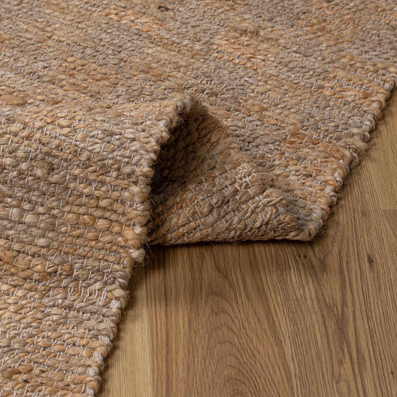 Hauteloom - Wholesale Area Rug - Lonut Checkered Jute Area Rug4