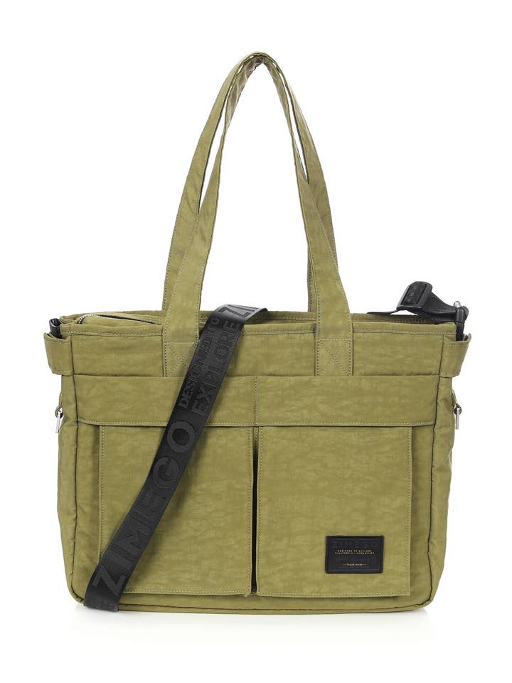 Borsa per Laptop Imbottita con Doppia Tasca - ZB102 N per la vendita all'ingrosso da parte di ZIMEGO Brand Co.