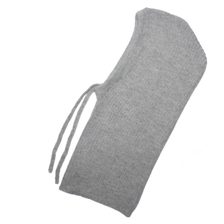 Capucha Gris Claro en baby alpaca para venta al por mayor de Cha'Ska baby Alpaga