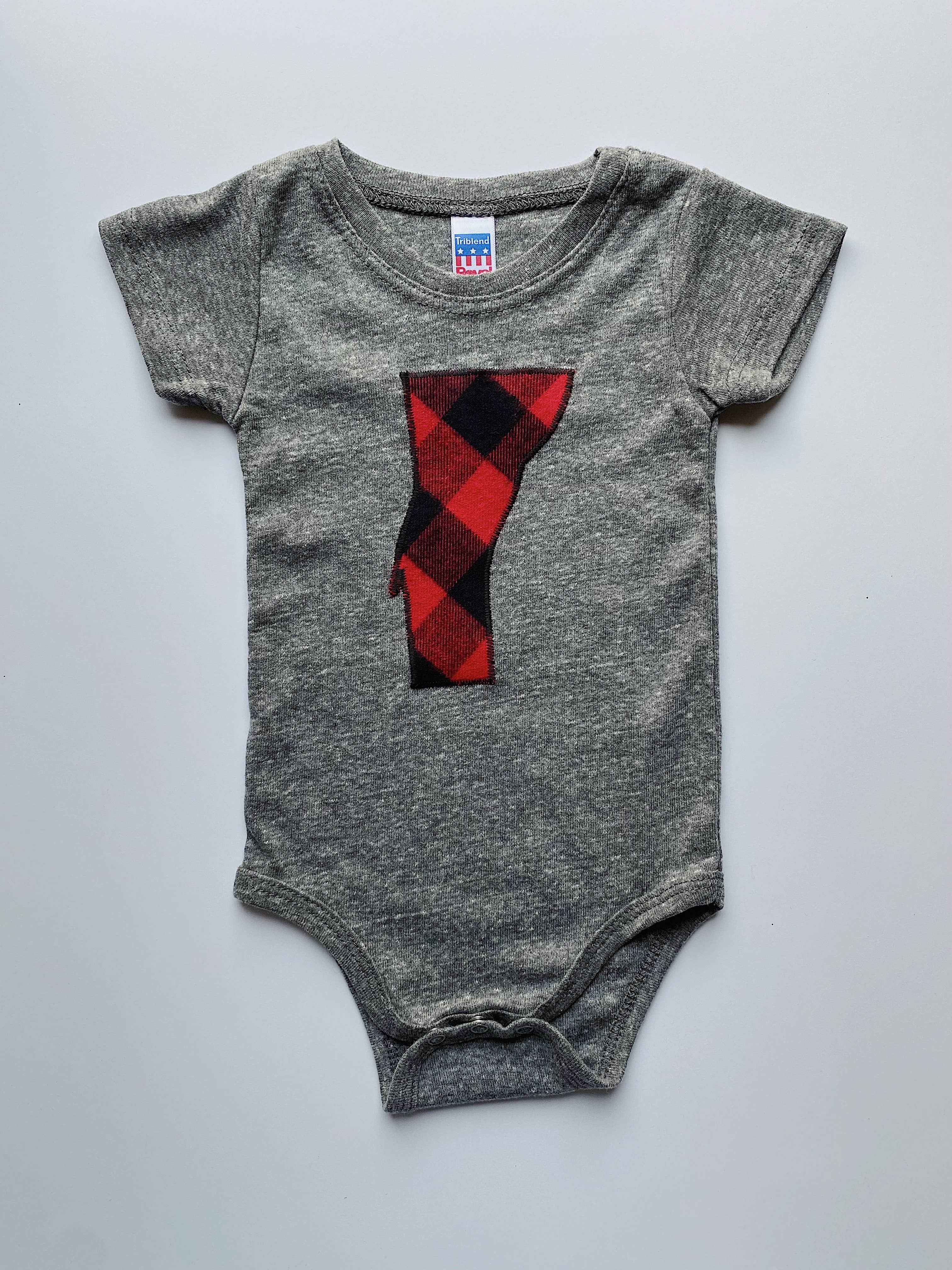 Vermont Tribe - Vente Body (sans pieds) – bébé - Body Bébé Vermont - Flanelle1