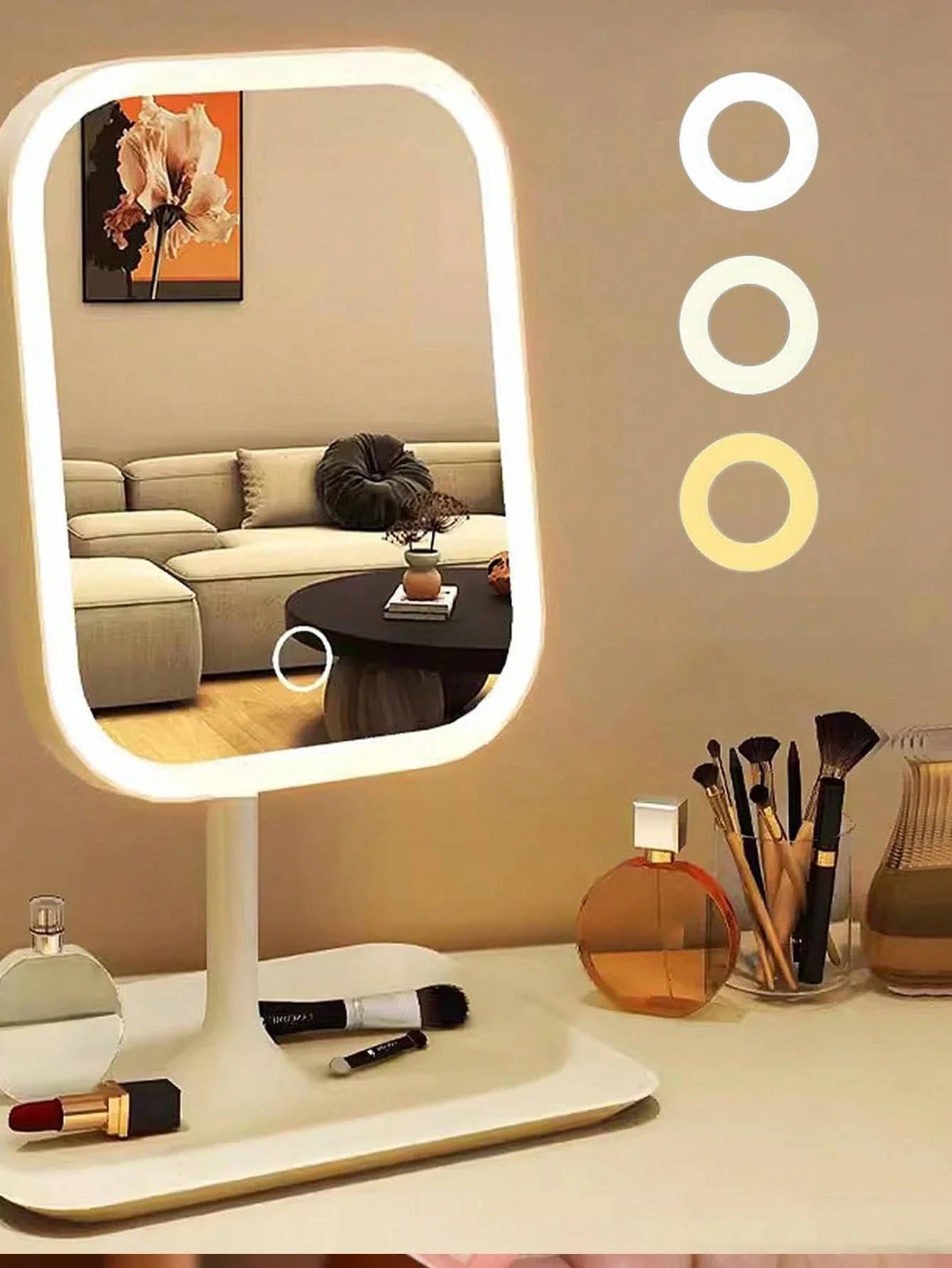 EP Design Lab - Wholesale Makeup Mirror - Lighted Tabletop Makeup Vanity Mirror1