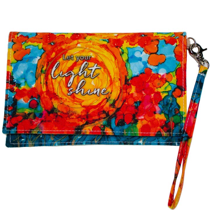 Let Your Light Shine Wristlet for wholesale by Abbey + CA Gift