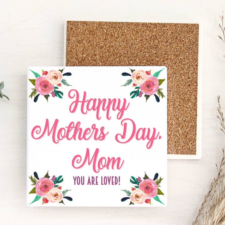 ¡Feliz Día de la Madre, eres amada! Azulejo de regalo con caballete para venta al por mayor de Distinctive Design Wholesale